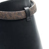 MICHAEL Michael Kors Lawson Open Toe Bootie in Black/Brown Leather  Size 7