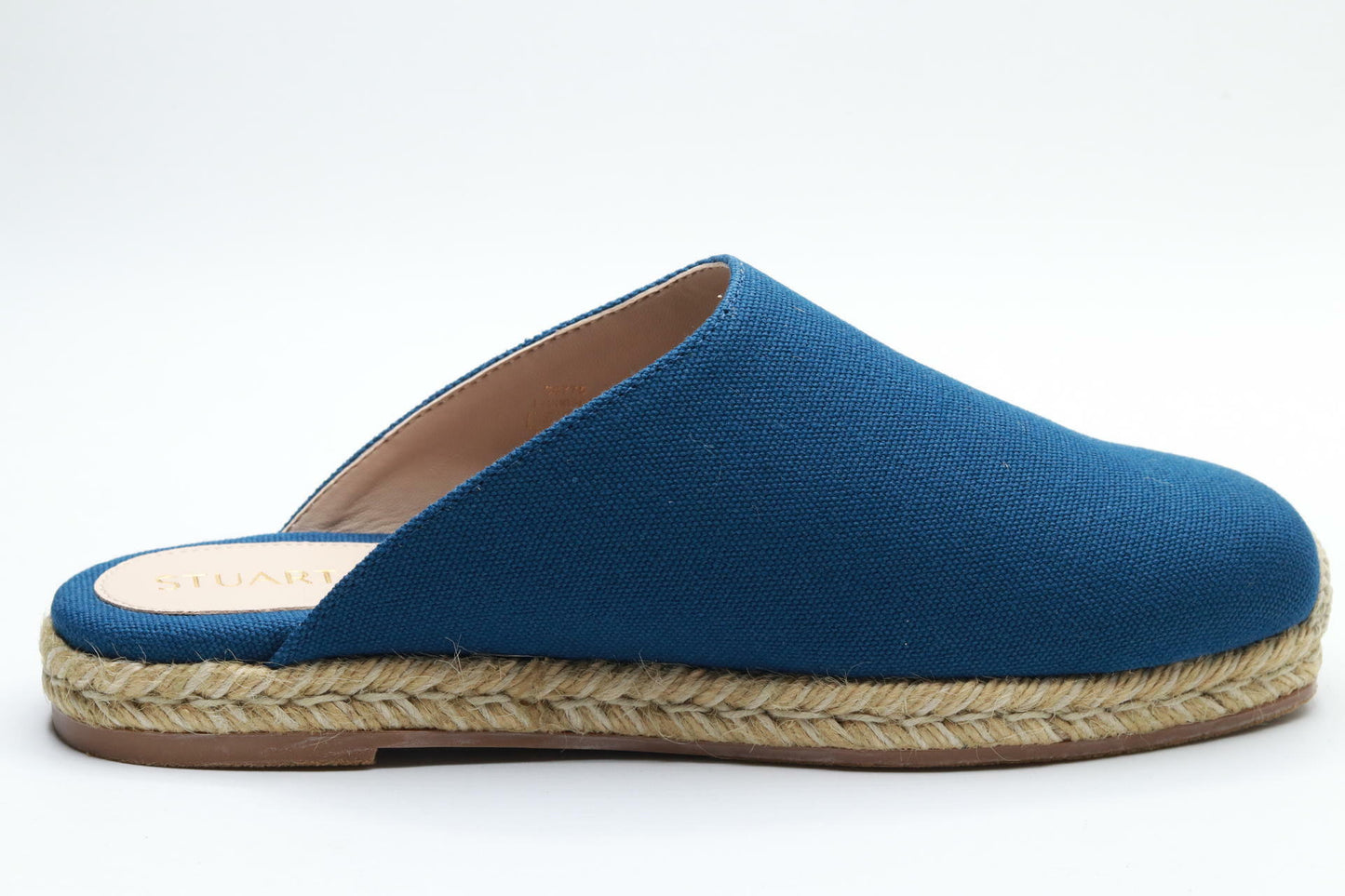 Stuart Weitzman Dree Slide Espadrille Nice Blue/Natural 7.5 C