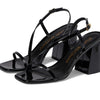 Stuart Weitzman Soiree 85 Block Sandal Black 7.5 B
