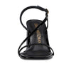 Stuart Weitzman Soiree 85 Block Sandal Black 7.5 B