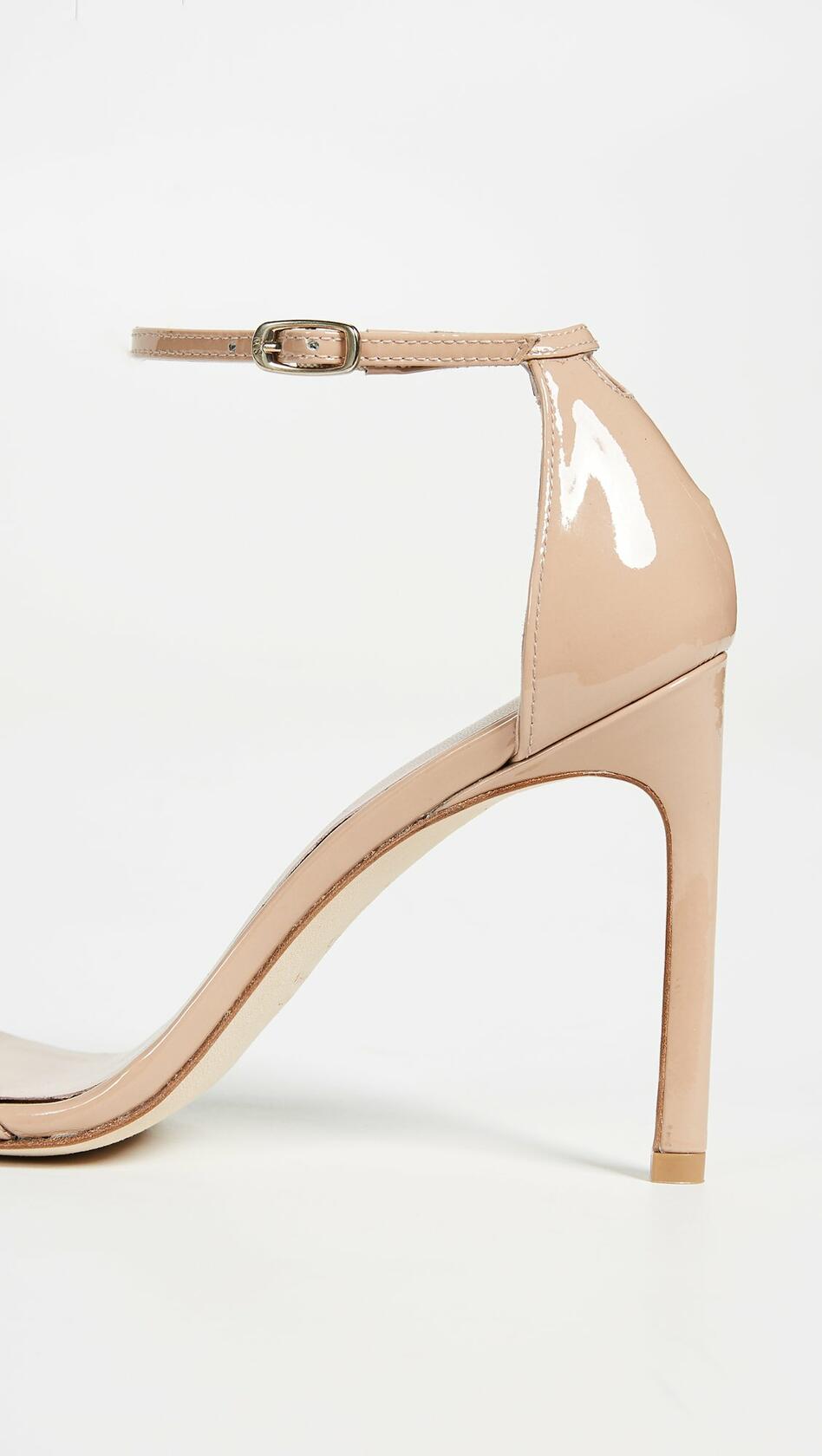 Stuart Weitzman Nudistsong Ankle Strap Sandal Adobe 10.5 M