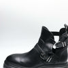 Stuart Weitzman Women's Maverick Bedford Moto Booties, Black, 9.5 Medium US