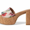 Stuart Weitzman Squarehigh Platform 95 Slide Watercolor 9 B