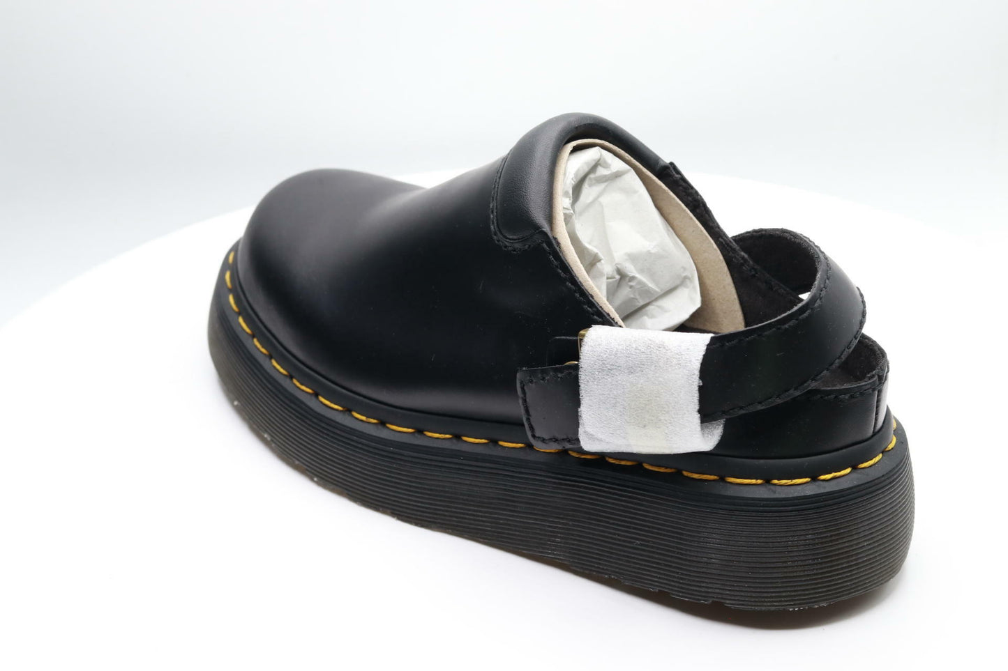Dr. Martens Unisex Laketen Atlas Leather Slingback Black Sz 6 Women/5 Men