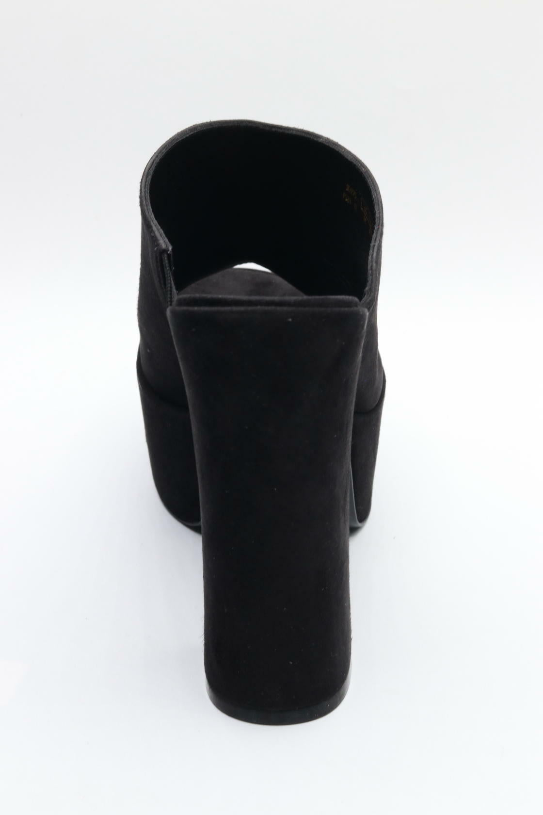 Stuart Weitzman Skyhigh 145 Pearl Slide Black 10.5 B
