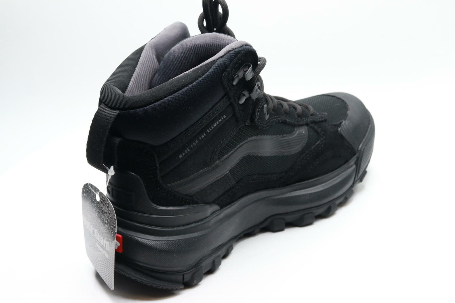 Vans Unisex U MTE Crestline Waterproof Hiking Shoe, Black/Black, 3.5 US Men