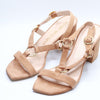 Stuart Weitzman Lalita 75 Blok Sandal Tan 6 M