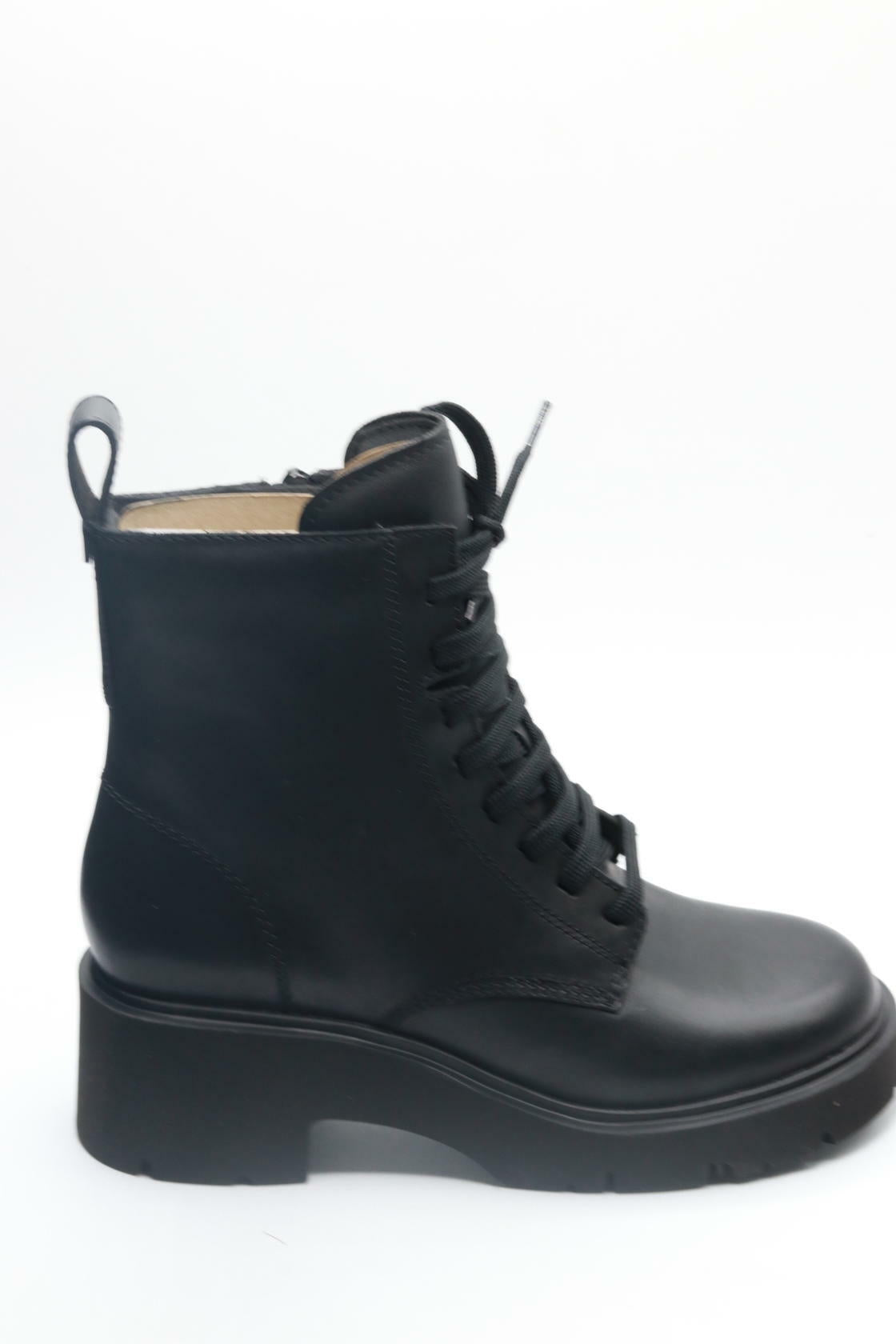 Camper Women's Lace Up Bootie, Black 001, 6