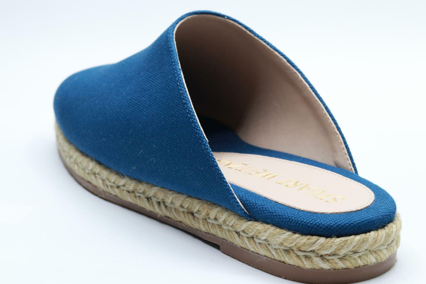 Stuart Weitzman Dree Slide Espadrille Nice Blue/Natural 7.5 C