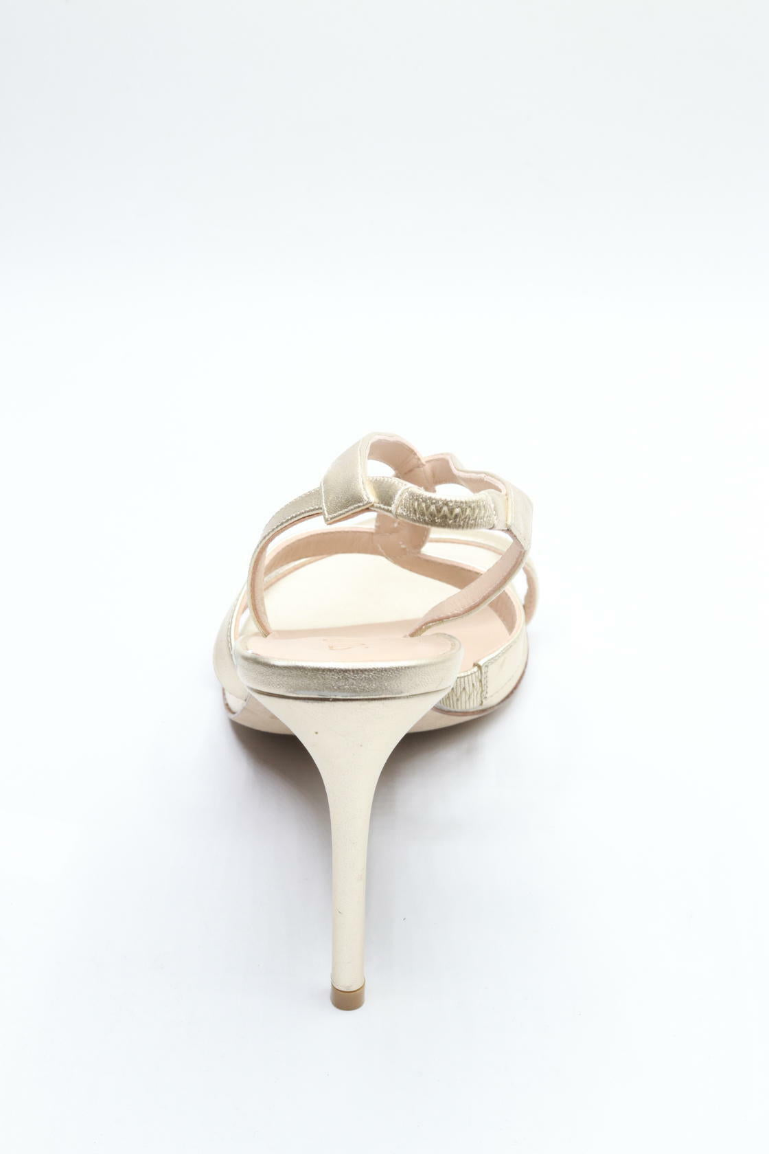 Stuart Weitzman Soiree 100 Sandal Platino 7.5 B