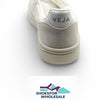 VEJA Men's V-10 Sneaker, B-Mesh White/Natural/Pierre, 13