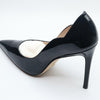 Stuart Weitzman Womens Stuart 100 Scallop Pump Black 7.5 B