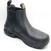KEEN Utility Men’s Juneau Romeo Mid Height Composite Toe Waterproof Pull On Work Boot, Black/Black, 7.5 EE (Wide) US