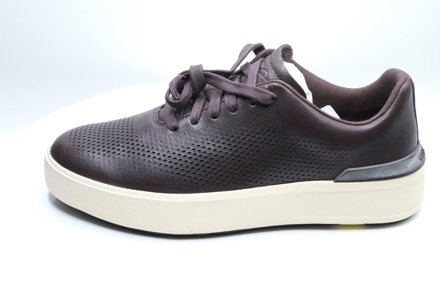 Cole Haan Grandpro Crew Laser Dark Chocolate/Ivory/Syrah 7 W - Wide