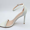 Stuart Weitzman Womens Nudistcurve 100 Sandal White 9 B