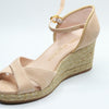 Stuart Weitzman Mirela II Espadrille Wedge Adobe/Natural 8.5 B