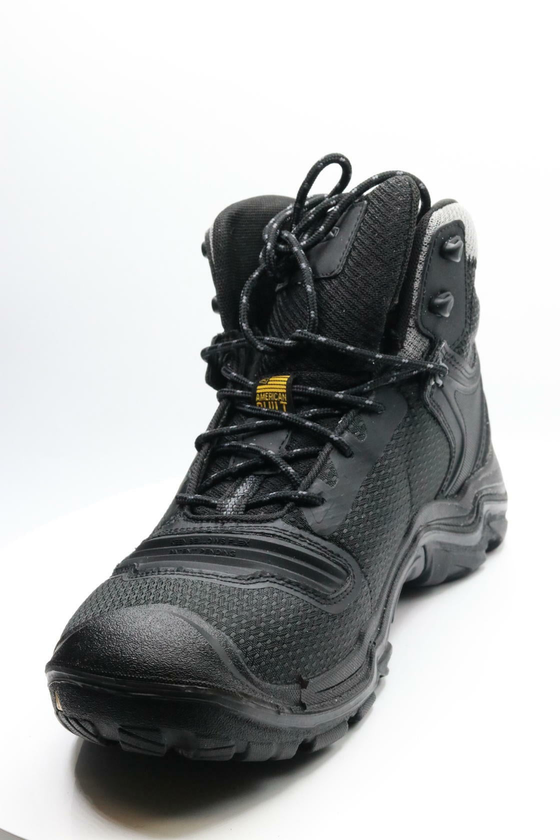 KEEN Men’s Durand Evo Mid Height Waterproof Hiking Boots, Black/Magnet, 9.5 W (Wide) US
