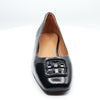 Tory Burch Women's Georgia Perfect Black Flats Wrinkle 6.5 US