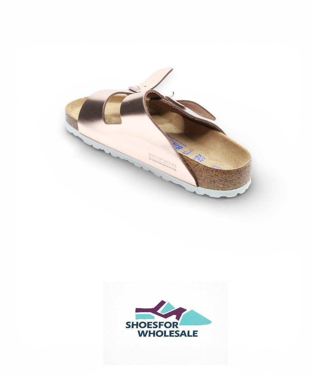 Birkenstock 95209139 Arizona Sfb W/Wht Cop Ltr 39