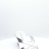 Stuart Weitzman Miami 50 Wedge Slide Silver 8 B