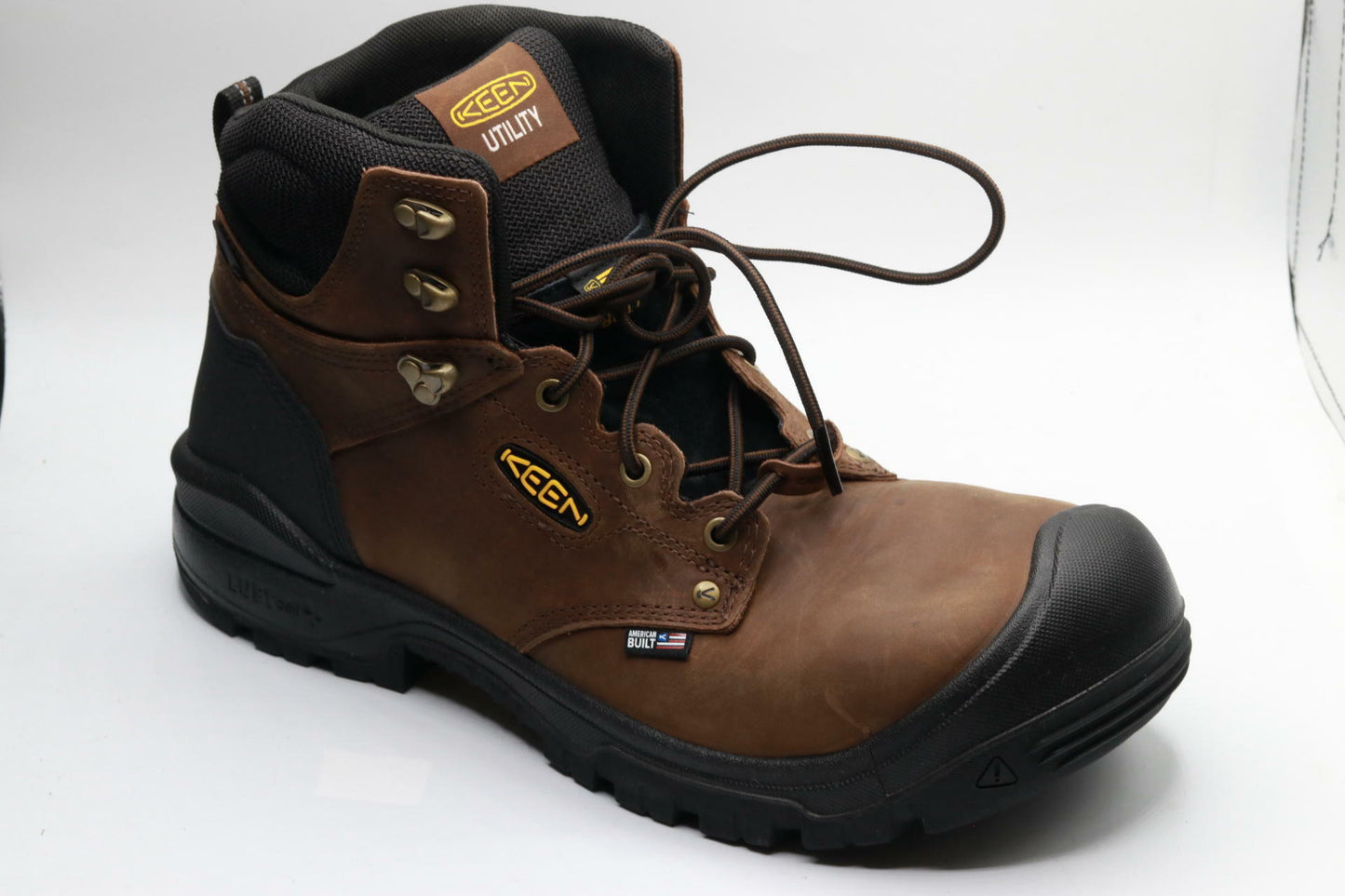 KEEN Men's 14 Wide Waterproof Leather Work Boots Composite Toe – Independence 6"