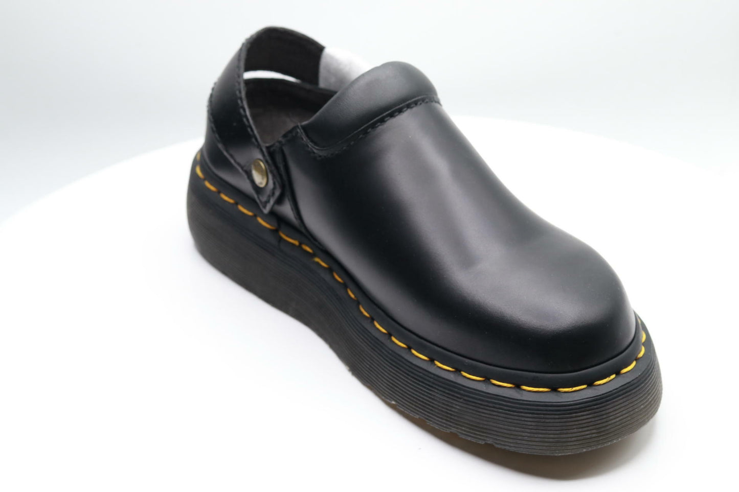 Dr. Martens Unisex Laketen Atlas Leather Slingback Black Sz 6 Women/5 Men