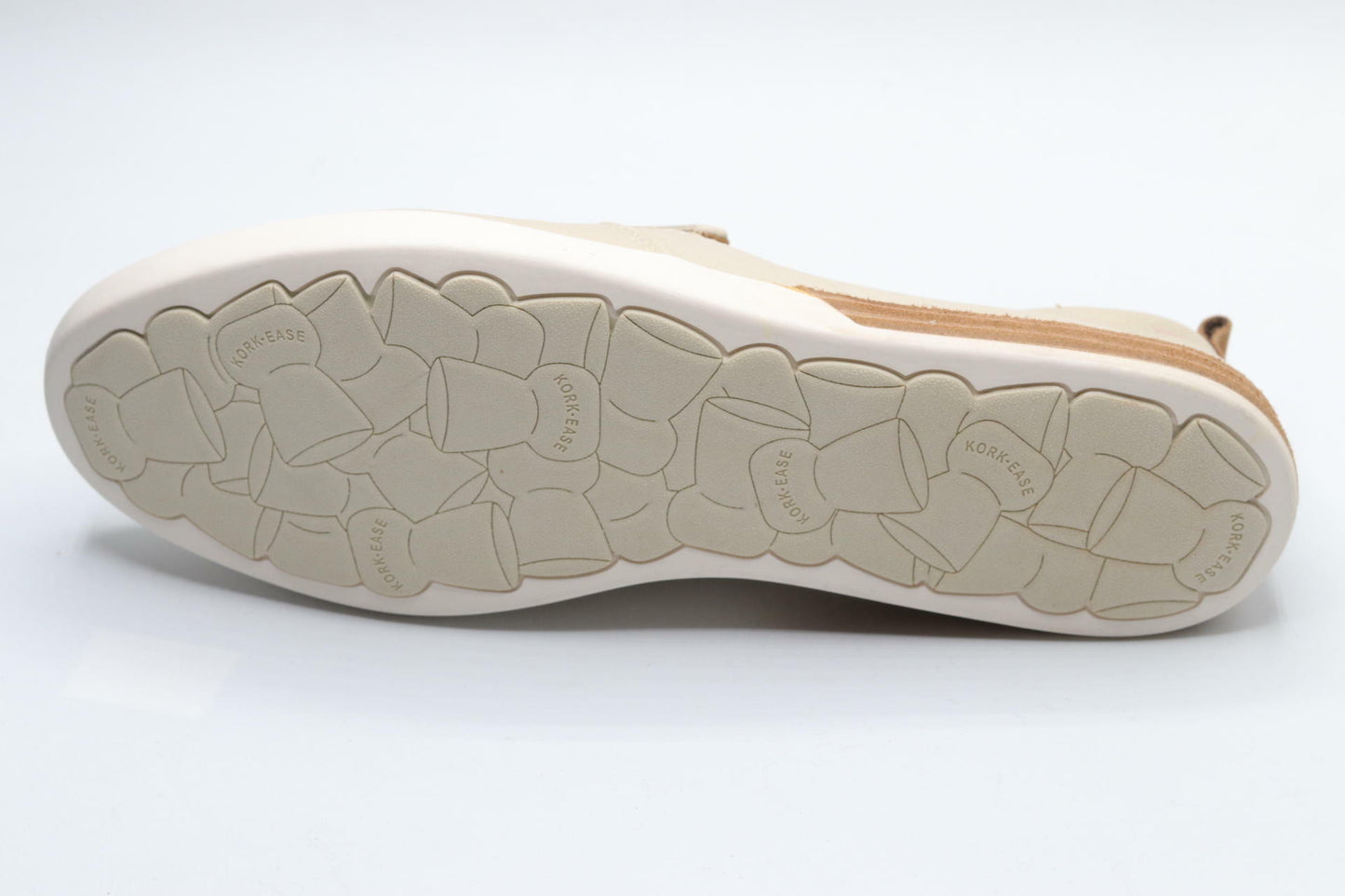 KORK-EASE Peyton Women's Slip-On, Cream (Fog), 7.5M US