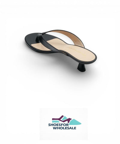 Stuart Weitzman Women's Rio Sleek Sandals 35 Black 9 Medium