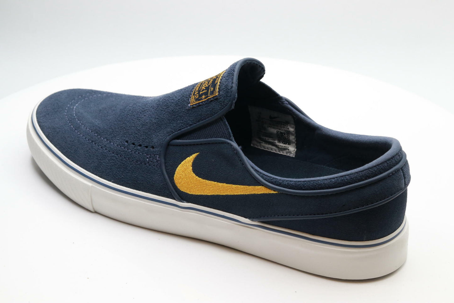 Nike SB Janoski+ Slip Skate Shoes (FN5893-401, Thunder Blue/Thunder Blue/Sail/Sundial) Size 9