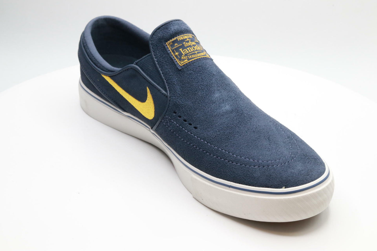 Nike SB Janoski+ Slip Skate Shoes (FN5893-401, Thunder Blue/Thunder Blue/Sail/Sundial) Size 9