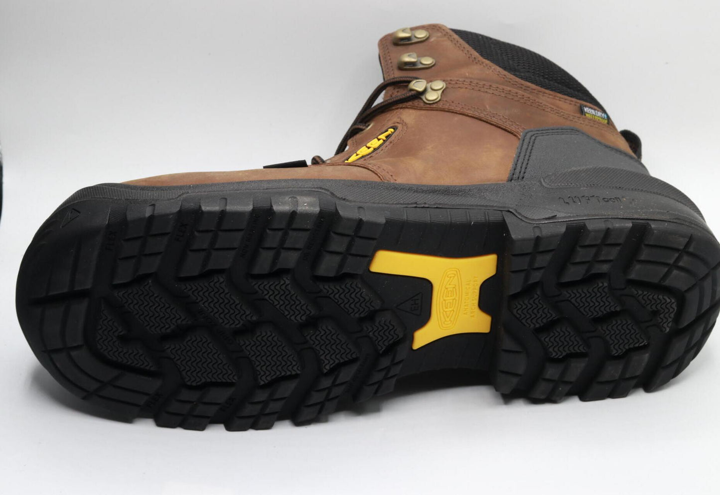 KEEN Men's 14 Wide Waterproof Leather Work Boots Composite Toe – Independence 6"