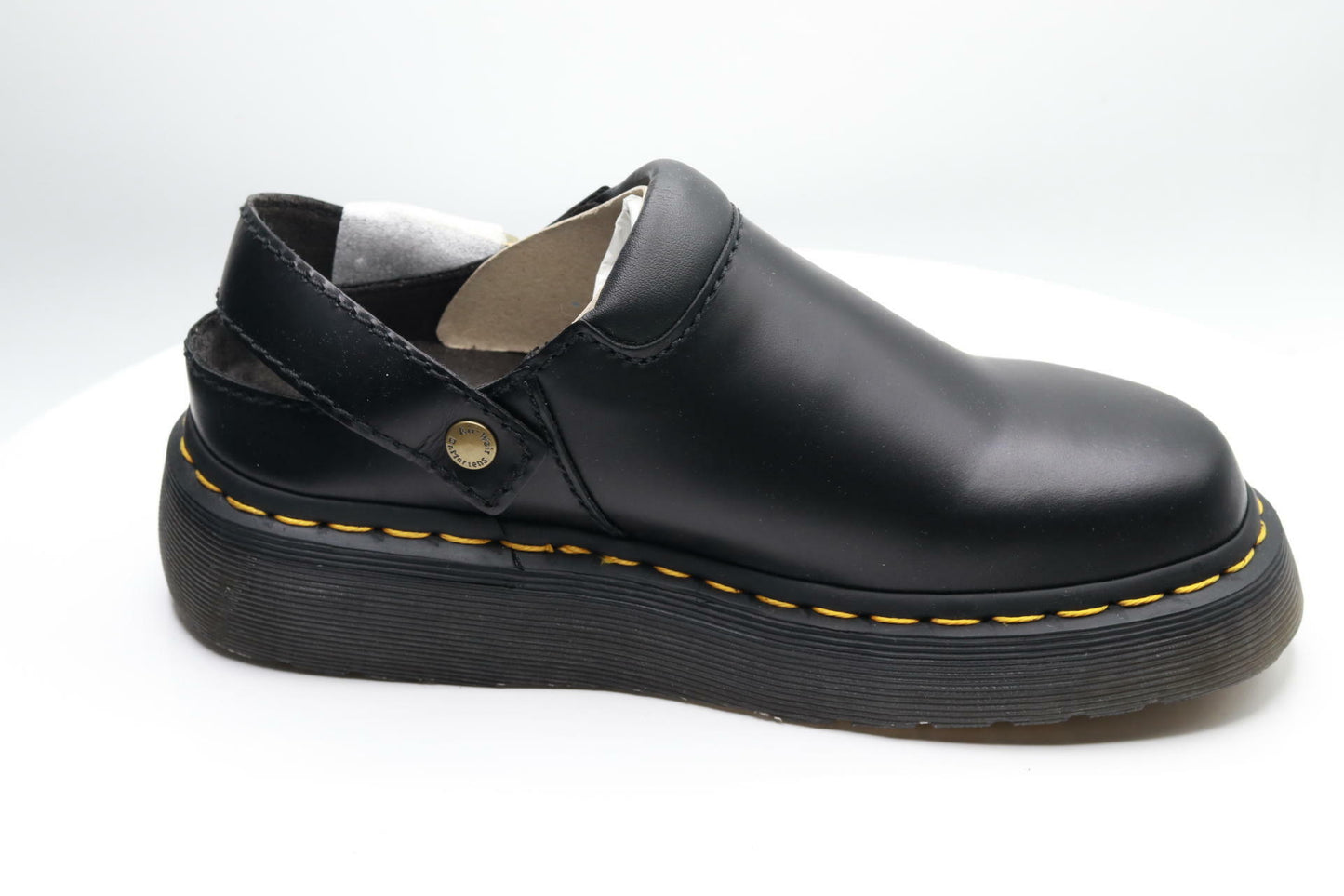 Dr. Martens Unisex Laketen Atlas Leather Slingback Black Sz 6 Women/5 Men