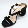 Stuart Weitzman Lalita 75 Blok Sandal Black 9.5 M