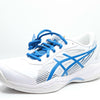 ASICS Boy's Gel-Game 8 GS (Little Kid/Big Kid) White/Lake Drive 4.5 Big Kid M