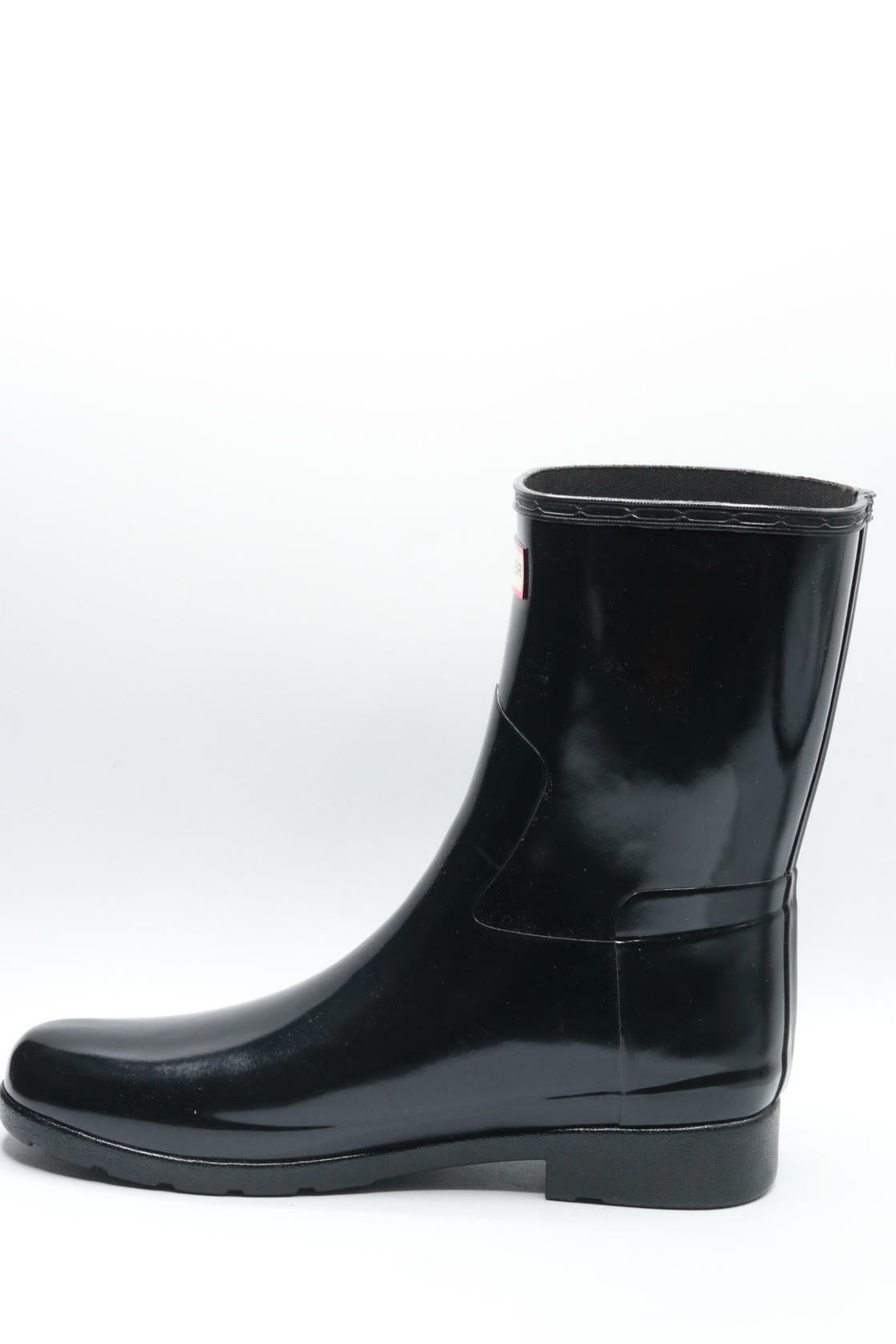 Hunter Refined Short Gloss Black 10 M Womens