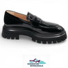 Stuart Weitzman Bedford Loafer Black 7.5 B