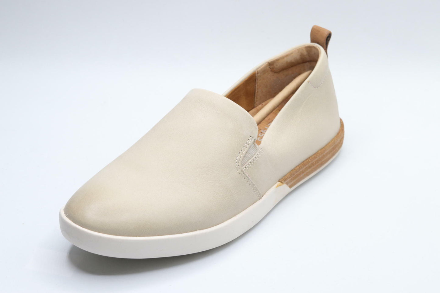 KORK-EASE Peyton Women's Slip-On, Cream (Fog), 7.5M US