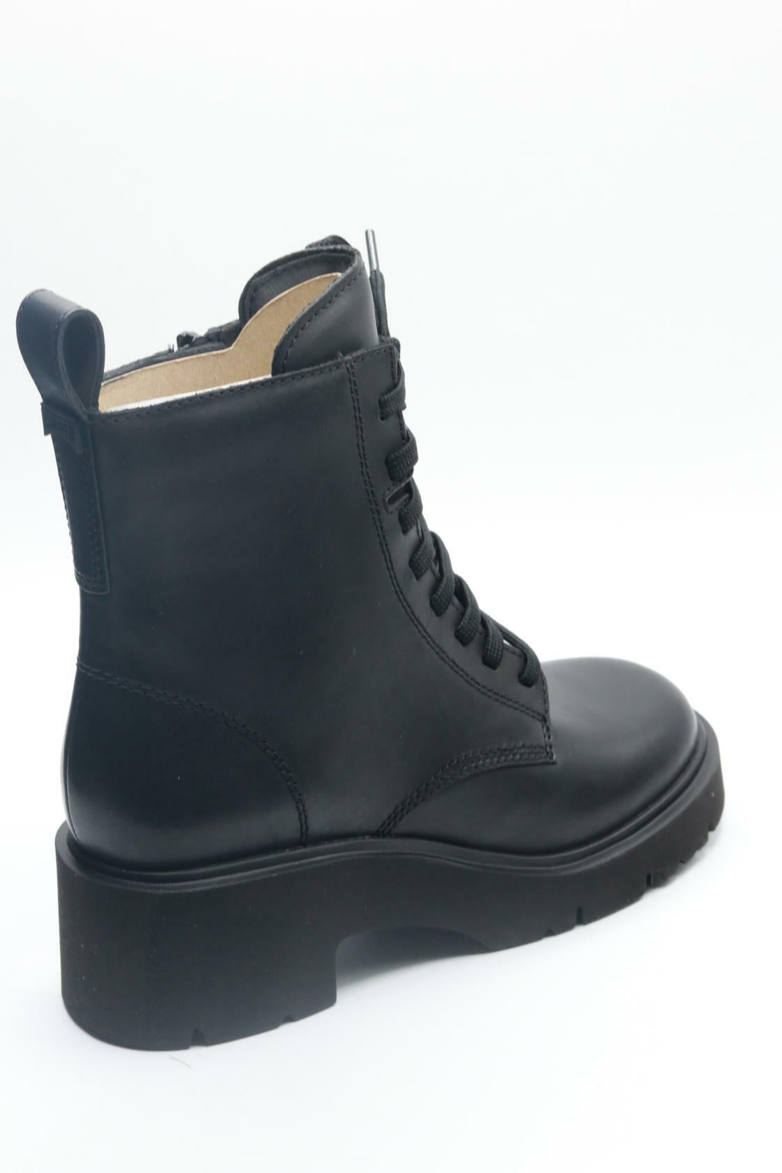 Camper Women's Lace Up Bootie, Black 001, 6