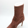 Stuart Weitzman Womens Stuart 75 Stretch Bootie Taupe 8.5 B