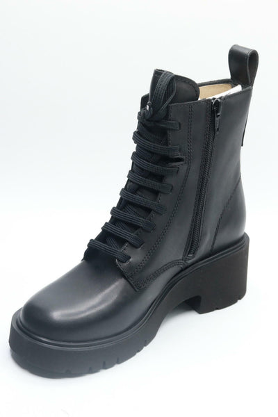 Camper Women's Lace Up Bootie, Black 001, 6