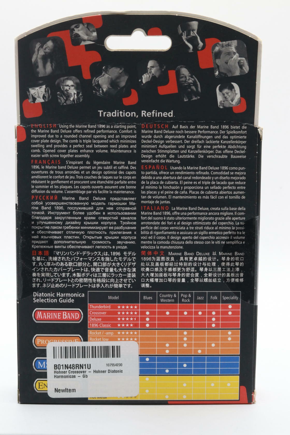 Hohner harmonica, Silver M200501X-C