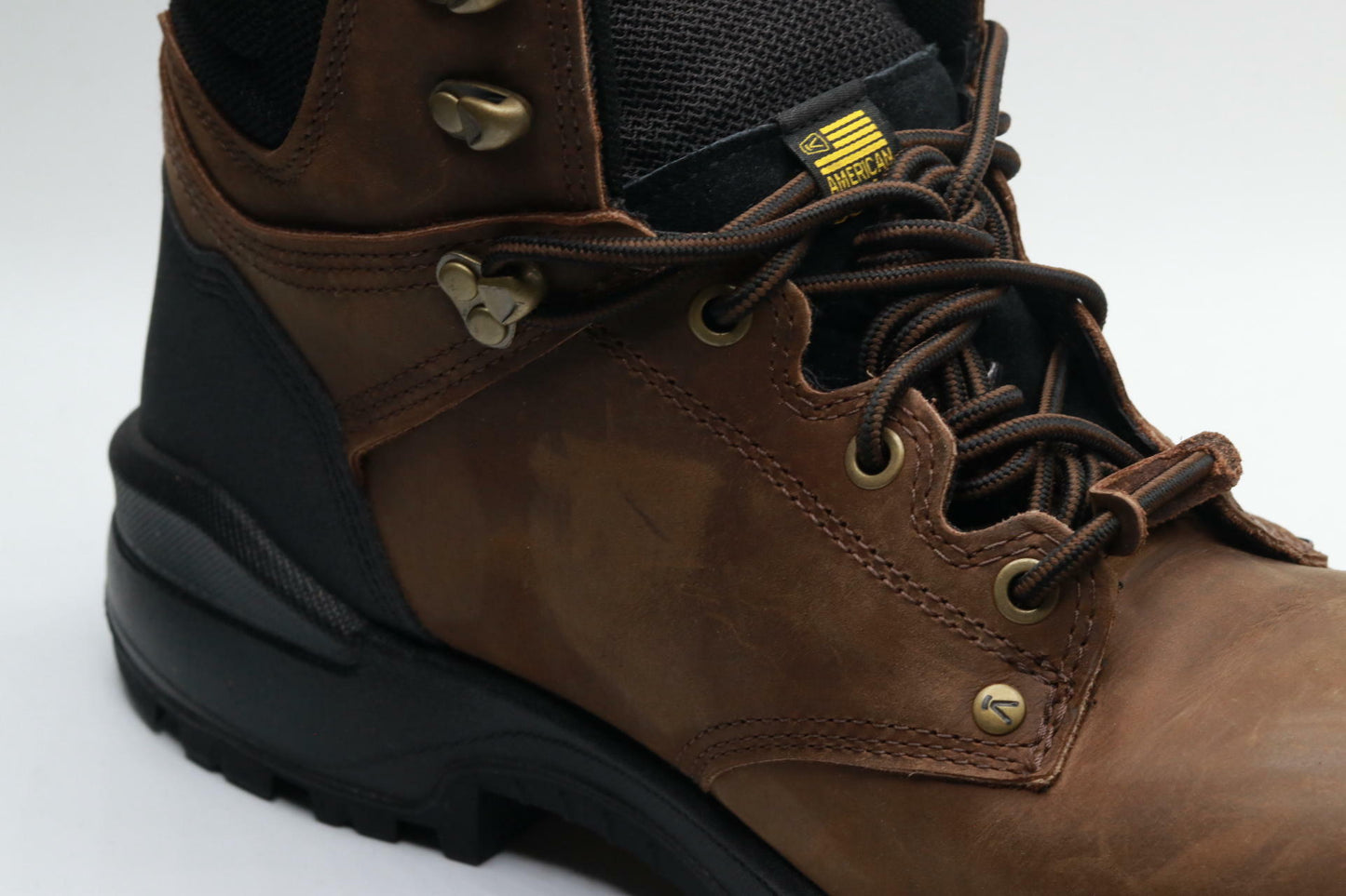 KEEN Men's 14 Wide Waterproof Leather Work Boots Composite Toe – Independence 6"