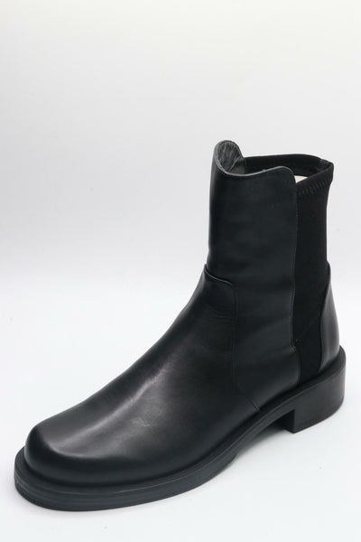 Stuart Weitzman 5050 Bold Zip Bootie Black 9 B