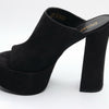 Stuart Weitzman Skyhigh 145 Pearl Slide Black 10.5 B
