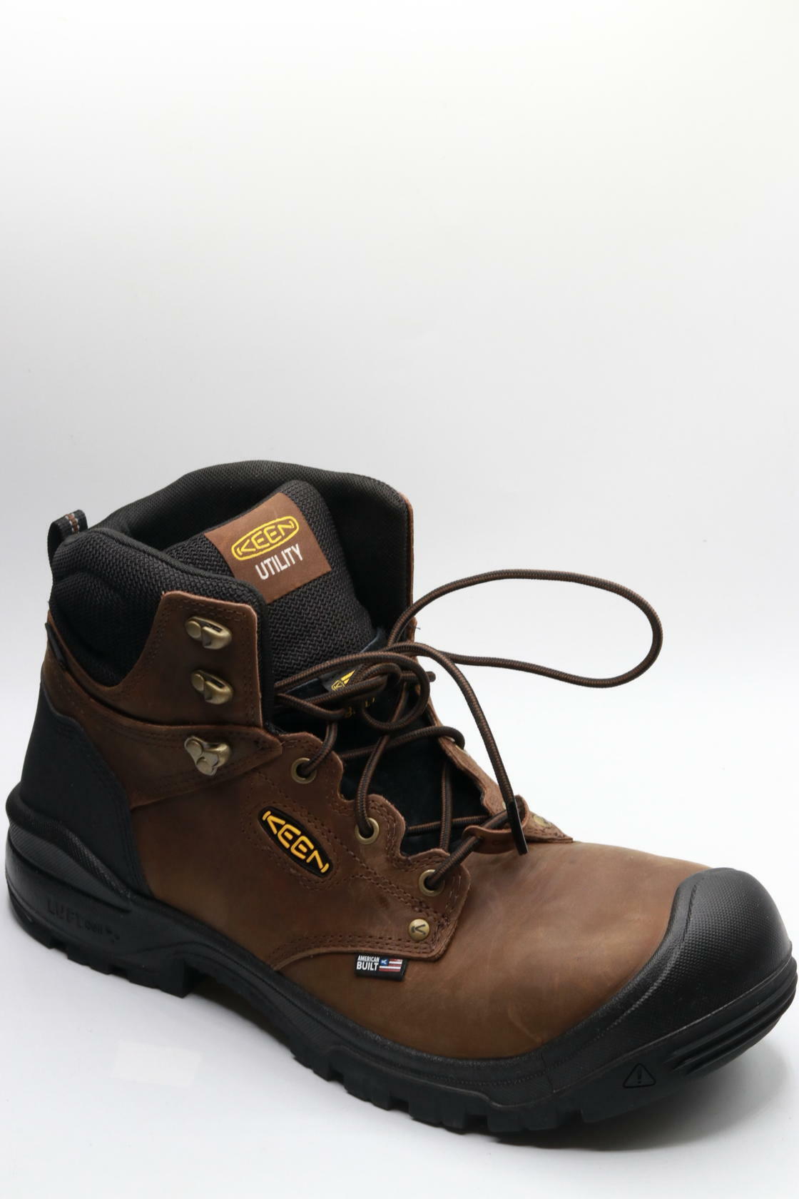 KEEN Men's 14 Wide Waterproof Leather Work Boots Composite Toe – Independence 6"