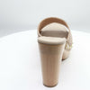 Stuart Weitzman Pearl Clog 85 Sandal Latte Womens Sz 7.5 B