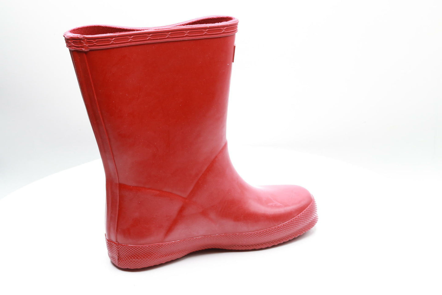 Hunter Little Kids Original First Classic Gloss Rain Boot, Military Red, 10