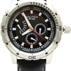 Nautica N15610G NCS 350 Multifunction Black Pebble Leather Chronograph Watch