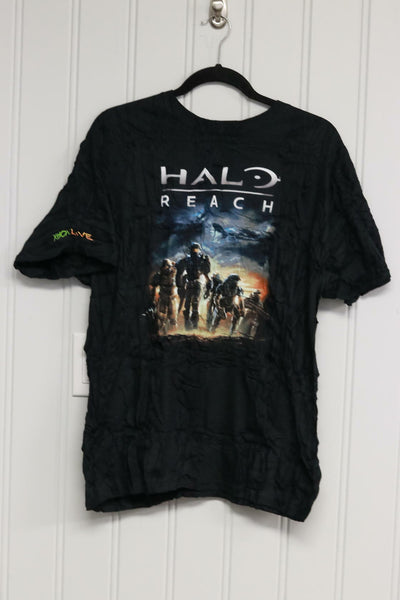 Halo Reach Microsoft 2010 Promotional Xbox Video Game Vintage T-Shirt Size 2XL