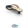 Stuart Weitzman Women's Rio Sleek Sandals 35 Black 9 Medium